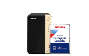 2Bay NAS x Toshiba 硬碟組合