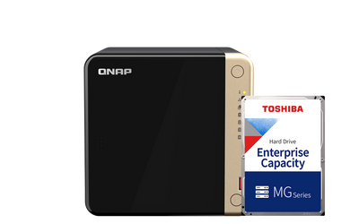 4Bay NAS x Toshiba 企業硬碟組合