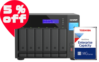 TVS-h674T 硬碟組合