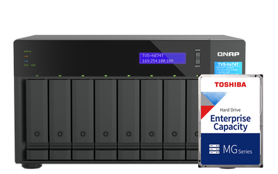 8Bay NAS x Toshiba 硬碟組合