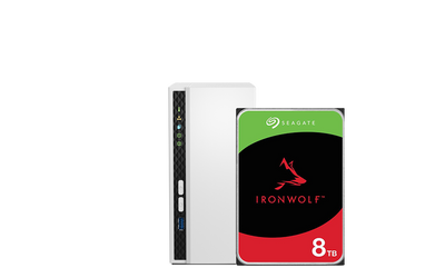 TS-233 + Seagate IronWolf 8T 組合優惠