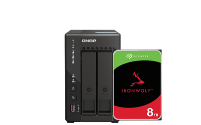TS-253E + Seagate IronWolf 8T 組合優惠