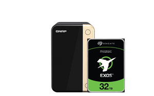TS-264 + Seagate EXOS 32TB 組合優惠