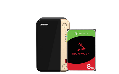 TS-264 + Seagate IronWolf 8T 組合優惠